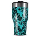 WraptorSkinz Skin Wrap compatible with 2017 and newer RTIC Tumblers 30oz Peppered Flower (TUMBLER NOT INCLUDED)