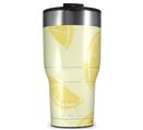 WraptorSkinz Skin Wrap compatible with 2017 and newer RTIC Tumblers 30oz Lemons Yellow (TUMBLER NOT INCLUDED)