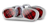 Decal Style Vinyl Skin Wrap 2 Pack for Nooz Glasses Rectangle Case Red Plaid (NOOZ NOT INCLUDED) by WraptorSkinz