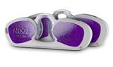 Decal Style Vinyl Skin Wrap 2 Pack for Nooz Glasses Rectangle Case Folder Doodles Purple (NOOZ NOT INCLUDED) by WraptorSkinz