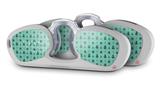 Decal Style Vinyl Skin Wrap 2 Pack for Nooz Glasses Rectangle Case Nautical Anchors Away 02 Seafoam Green (NOOZ NOT INCLUDED) by WraptorSkinz