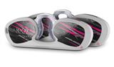 Decal Style Vinyl Skin Wrap 2 Pack for Nooz Glasses Rectangle Case Baja 0014 Hot Pink (NOOZ NOT INCLUDED)