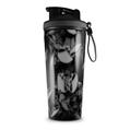Skin Wrap Decal for IceShaker 2nd Gen 26oz Skulls Confetti White (SHAKER NOT INCLUDED)
