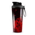 Skin Wrap Decal for IceShaker 2nd Gen 26oz HEX Red (SHAKER NOT INCLUDED)