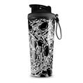 Skin Wrap Decal for IceShaker 2nd Gen 26oz Scattered Skulls Black (SHAKER NOT INCLUDED)