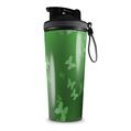 Skin Wrap Decal for IceShaker 2nd Gen 26oz Bokeh Butterflies Green (SHAKER NOT INCLUDED)