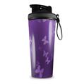 Skin Wrap Decal for IceShaker 2nd Gen 26oz Bokeh Butterflies Purple (SHAKER NOT INCLUDED)