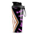 Skin Wrap Decal for IceShaker 2nd Gen 26oz Black Waves Orange Hot Pink (SHAKER NOT INCLUDED)