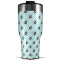 Skin Wrap Decal for 2017 RTIC Tumblers 40oz Kearas Daisies Seafoam (TUMBLER NOT INCLUDED)