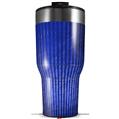 Skin Wrap Decal for 2017 RTIC Tumblers 40oz Binary Rain Blue (TUMBLER NOT INCLUDED)