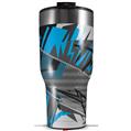 Skin Wrap Decal for 2017 RTIC Tumblers 40oz Baja 0032 Blue Medium (TUMBLER NOT INCLUDED)