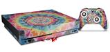 Skin Wrap for XBOX One X Console and Controller Tie Dye Star 104