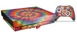Skin Wrap for XBOX One X Console and Controller Tie Dye Swirl 107