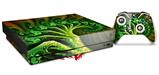 Skin Wrap compatible with XBOX One X Console and Controller Broccoli