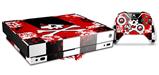 Skin Wrap for XBOX One X Console and Controller Emo Skull 5
