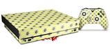 Skin Wrap for XBOX One X Console and Controller Kearas Daisies Yellow
