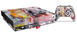 Skin Wrap for XBOX One X Console and Controller Abstract Graffiti