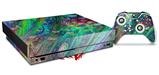 Skin Wrap for XBOX One X Console and Controller Kelp Forest