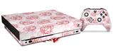 Skin Wrap for XBOX One X Console and Controller Flowers Pattern Roses 13