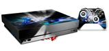 Skin Wrap for XBOX One X Console and Controller ZaZa Blue
