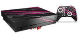 Skin Wrap for XBOX One X Console and Controller Baja 0014 Hot Pink