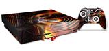 Skin Wrap for XBOX One X Console and Controller Solar Flares