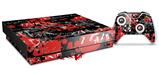 Skin Wrap for XBOX One X Console and Controller Emo Graffiti