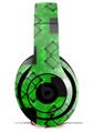 WraptorSkinz Skin Decal Wrap compatible with Beats Studio 2 and 3 Wired and Wireless Headphones Criss Cross Green Skin Only (HEADPHONES NOT INCLUDED)
