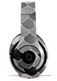 WraptorSkinz Skin Decal Wrap compatible with Beats Studio 2 and 3 Wired and Wireless Headphones Scales Black Skin Only (HEADPHONES NOT INCLUDED)