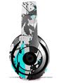 WraptorSkinz Skin Decal Wrap compatible with Beats Studio 2 and 3 Wired and Wireless Headphones Baja 0018 Neon Teal Skin Only (HEADPHONES NOT INCLUDED)