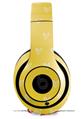 WraptorSkinz Skin Decal Wrap compatible with Beats Studio 2 and 3 Wired and Wireless Headphones Hearts Yellow On White Skin Only (HEADPHONES NOT INCLUDED)