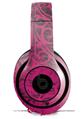 WraptorSkinz Skin Decal Wrap compatible with Beats Studio 2 and 3 Wired and Wireless Headphones Folder Doodles Fuchsia Skin Only (HEADPHONES NOT INCLUDED)