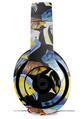 WraptorSkinz Skin Decal Wrap compatible with Beats Studio 2 and 3 Wired and Wireless Headphones Tropical Fish 01 Black Skin Only (HEADPHONES NOT INCLUDED)