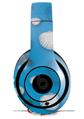 WraptorSkinz Skin Decal Wrap compatible with Beats Studio 2 and 3 Wired and Wireless Headphones Starfish and Sea Shells Blue Medium Skin Only (HEADPHONES NOT INCLUDED)