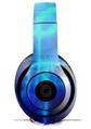 WraptorSkinz Skin Decal Wrap compatible with Beats Studio 2 and 3 Wired and Wireless Headphones Cubic Shards Blue Skin Only (HEADPHONES NOT INCLUDED)