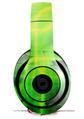 WraptorSkinz Skin Decal Wrap compatible with Beats Studio 2 and 3 Wired and Wireless Headphones Cubic Shards Green Skin Only (HEADPHONES NOT INCLUDED)