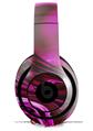 WraptorSkinz Skin Decal Wrap compatible with Beats Studio 2 and 3 Wired and Wireless Headphones Liquid Metal Chrome Hot Pink Fuchsia Skin Only (HEADPHONES NOT INCLUDED)