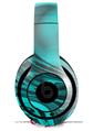 WraptorSkinz Skin Decal Wrap compatible with Beats Studio 2 and 3 Wired and Wireless Headphones Liquid Metal Chrome Neon Teal Skin Only (HEADPHONES NOT INCLUDED)