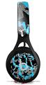 WraptorSkinz Skin Decal Wrap compatible with Beats EP Headphones SceneKid Blue Skin Only HEADPHONES NOT INCLUDED