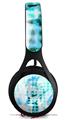WraptorSkinz Skin Decal Wrap compatible with Beats EP Headphones Electro Graffiti Blue Skin Only HEADPHONES NOT INCLUDED