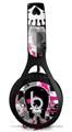 WraptorSkinz Skin Decal Wrap compatible with Beats EP Headphones Scene Kid Girl Skull Skin Only HEADPHONES NOT INCLUDED