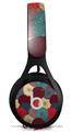 WraptorSkinz Skin Decal Wrap compatible with Beats EP Headphones Flowers Pattern 04 Skin Only HEADPHONES NOT INCLUDED