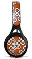 WraptorSkinz Skin Decal Wrap compatible with Beats EP Headphones Locknodes 03 Burnt Orange Skin Only HEADPHONES NOT INCLUDED