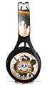 WraptorSkinz Skin Decal Wrap compatible with Beats EP Headphones Cartoon Skull Orange Skin Only HEADPHONES NOT INCLUDED