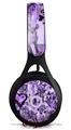 WraptorSkinz Skin Decal Wrap compatible with Beats EP Headphones Scene Kid Sketches Purple Skin Only HEADPHONES NOT INCLUDED