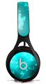WraptorSkinz Skin Decal Wrap compatible with Beats EP Headphones Bokeh Butterflies Neon Teal Skin Only HEADPHONES NOT INCLUDED