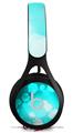 WraptorSkinz Skin Decal Wrap compatible with Beats EP Headphones Bokeh Hex Neon Teal Skin Only HEADPHONES NOT INCLUDED