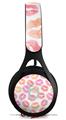 WraptorSkinz Skin Decal Wrap compatible with Beats EP Headphones Pink Orange Lips Skin Only HEADPHONES NOT INCLUDED