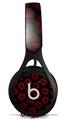 WraptorSkinz Skin Decal Wrap compatible with Beats EP Headphones Red And Black Lips Skin Only HEADPHONES NOT INCLUDED
