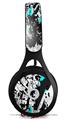 WraptorSkinz Skin Decal Wrap compatible with Beats EP Headphones Baja 0018 Neon Teal Skin Only HEADPHONES NOT INCLUDED